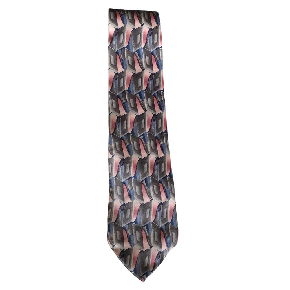 Pierre Cardin Tie Geometric Career Work Business Professional Abstract Multi